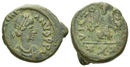 Justinian I, 527-565 Decanummus Constantinople 527-565 - Ex Naville Numismatics sale 28, 2017, 739.