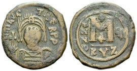 Maurice Tiberius, 582-602 Follis Cyzicus circa 582-602
