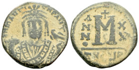 Maurice Tiberius, 582-602 Follis Theoupolis (Antiochia) circa 582-602