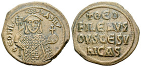 Theophilus, 829-842 Follis Constantinople circa 829-842