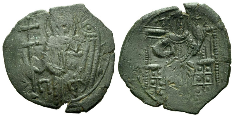 Michael VIII Palaeologus, 1261-1282 Trachy Constantinople circa 1261-1282, Æ 22....