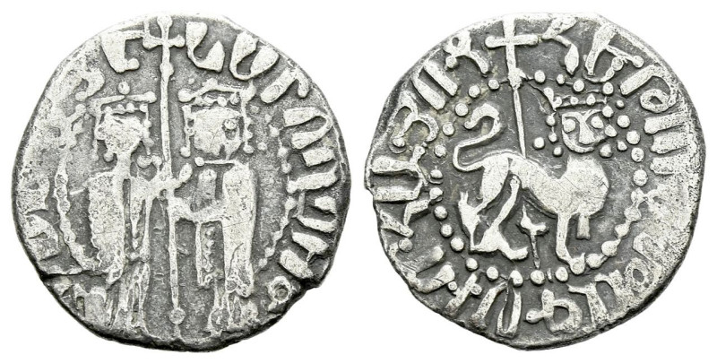 Armenia, Hetoum I and Zabel, 1226-1270 Tram 1226-1270, AR 15.00 mm., 1.40 g.

...