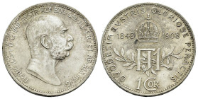 Austria, Franz Joseph I, 1848 - 1916 1 Corona 1908