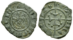 Messina Conrad II, 1254-1258 Denaro circa 1254-1258