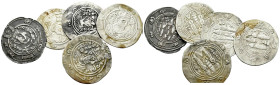 Islamic, Tabaristan Large lot of 5 Hemidrachms VIII century