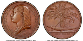 Napoleon bronzed-copper Specimen "Conquest of Upper Egypt" Medal L'An VII (1799) SP64 PCGS, Lec-11, Julius-694. 35mm. By Galle. HID09801242017 © 2023 ...