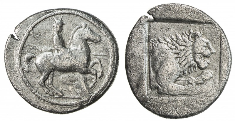 MACEDONIAN KINGDOM: Perdikkas II, 454-413 BC, AR heavy tetrobol (2.46g), Sardis,...