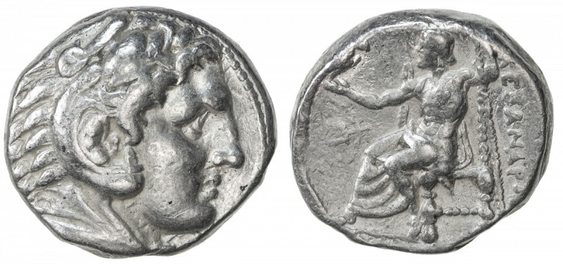 MACEDONIAN KINGDOM: Alexander III, the Great, 336-323 BC, AR tetradrachm (17.16g...