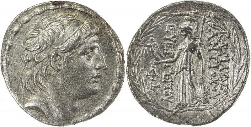 SELEUKID KINGDOM: Antiochos VII Euergetes, 138-129 BC, AR tetradrachm (16.72g), ...