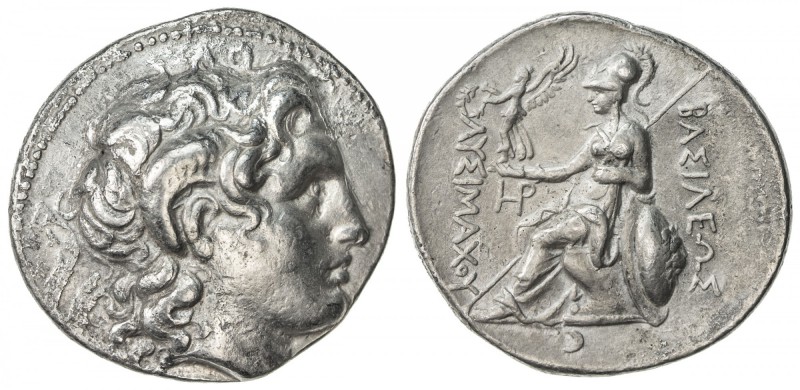 THRACIAN KINGDOM: Lysimachos, 323-281 BC, AR tetradrachm (16.87g), S-6814/16, he...