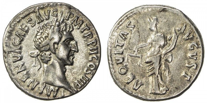 ROMAN EMPIRE: Nerva, 96-98 AD, AR denarius (3.08g), Rome (Sept.-December 96), S-...