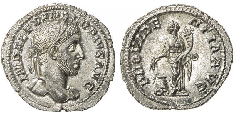 ROMAN EMPIRE: Severus Alexander, 222-235 AD, AR denarius (2.74g), Rome (232), S-...