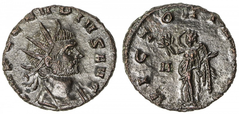ROMAN EMPIRE: Claudius Gothicus, 268-270 AD, BI antoninianus (3.59g), Rome (268/...