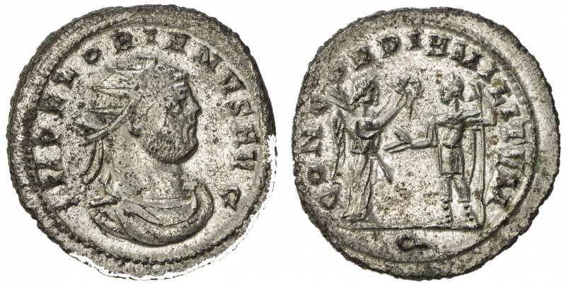 ROMAN EMPIRE: Florian, 276-276 AD, BI antoninianus (3.97g), Cyzicus, S-11851var,...