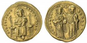 BYZANTINE EMPIRE: Romanus III Argyrus, 1028-1034, AV Histamenon (4.37g), Constantinople, S-1819, Christ enthroned facing, nimbus cross behind head, ho...