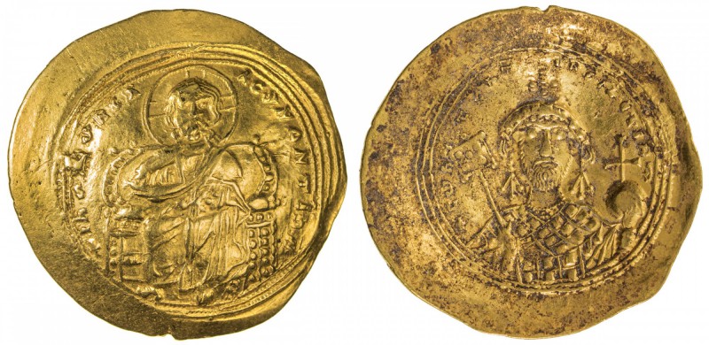BYZANTINE EMPIRE: Constantine IX, 1042-1055, AV histamenon nomisma (4.36g), Cons...