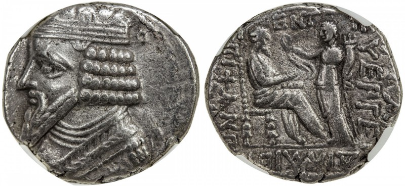 PARTHIAN KINGDOM: Gotarzes II, ca. 44-51 AD, AR tetradrachm, Seleukeia on the Ti...