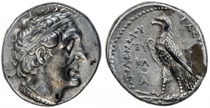 PTOLEMAIS: Ptolemy II, 285-246 BC, AR tetradrachm (14.28g), S-7771, diademed hea...