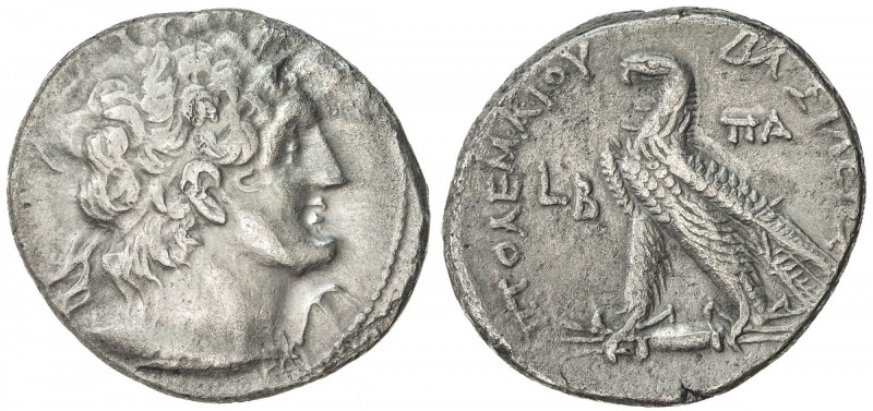 PTOLEMAIS: Ptolemy IX Sotor, 116-106 and 88-80 BC, AR tetradrachm (13.37g), Paph...
