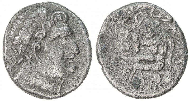 BUKHARA: Euthydemos imitation, ca. 2nd-1st century BC, AR tetradrachm (8.27g), Z...