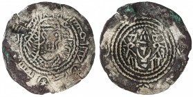 EASTERN SISTAN: Tamish (?), 790s, AR drachm (2.97g), SK (Sijistan), ND, A-89E, some adhesions, VF, R.