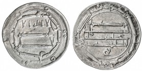 ABBASID: al-Mahdi, 775-785, AR dirham (2.90g), Sijistan, AH166, A-215.1, bakh below reverse field, choice VF.