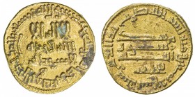 ABBASID: al-Rashid, 786-809, AV dinar (4.25g), NM (Egypt), AH189, A-218.13, li'l-khalifa below the obverse field, bold VF.
