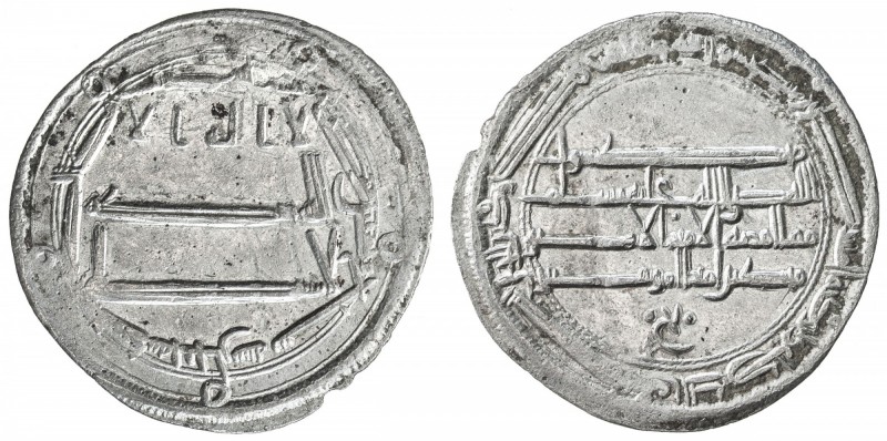 ABBASID: al-Rashid, 786-809, AR dirham (2.34g), Jurjan, AH187, A-219.9, nice str...