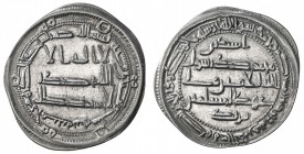 ABBASID: al-Rashid, 786-809, AR dirham (2.90g), Arminiya, AH186, A-219.9a, Vardanyan-57, citing the governor Azad b. Yazid, EF.
