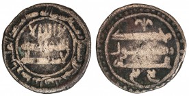 ABBASID: AE fals (2.32g), Ardabil, AH165, A-W317, totally anonymous, possibly an unpublished date (previously confirmed only for AH142 and 149 for Abb...