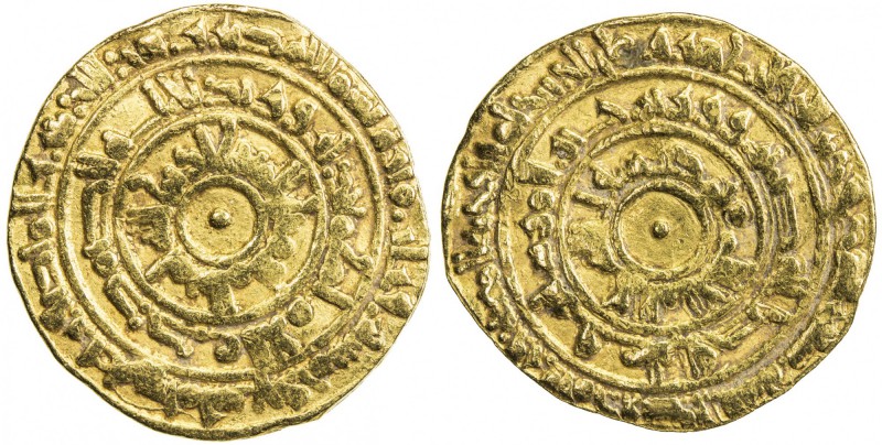 FATIMID: al-Mu'izz, 953-975, AV dinar (3.96g), al-Mansuriya, AH359, A-697.1, Nic...