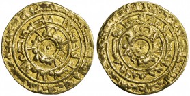 FATIMID: al-Mu'izz, 953-975, AV dinar (4.10g), al-Mansuriya, AH360, A-697.1, Fine.
