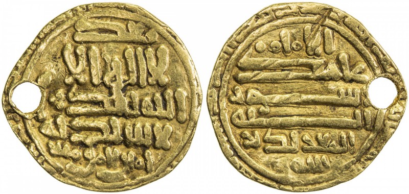 FATIMID: al-Mu'izz, 953-975, AV dinar (3.78g), [Sijilmasa], DM, A-697.2, obverse...