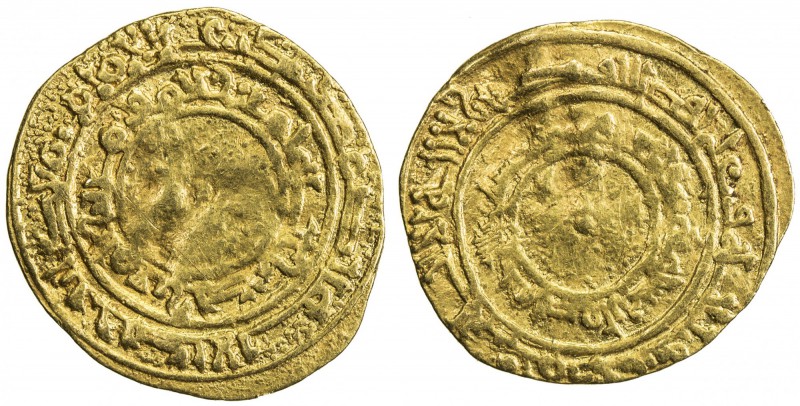 FATIMID: al-Mu'izz, 953-975, AV ¼ dinar (1.01g), Siqilliya, AH345, A-698, Nicol-...