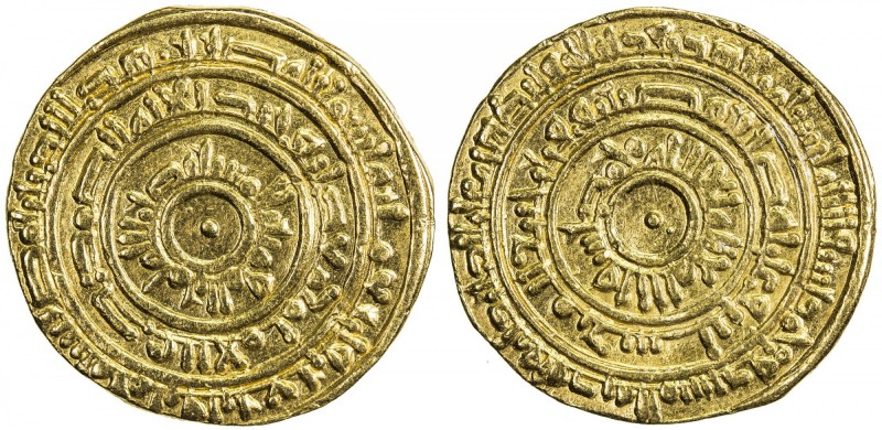FATIMID: al-Mustansir, 1036-1094, AV dinar (4.13g), Misr, AH448, A-719, Nicol-21...