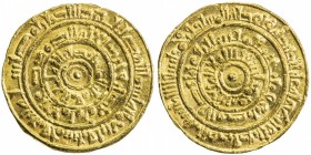 FATIMID: al-Mustansir, 1036-1094, AV dinar (4.32g), Misr, AH452, A-719A, Nicol-2135, EF.