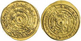 FATIMID: al-Mustansir, 1036-1094, AV dinar (3.87g), Sur, AH441, A-719A, Nicol-1921, VF.