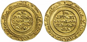 FATIMID: al-Mustansir, 1036-1094, AV dinar (3.94g), Tarabulus (Trablus), AH471, A-719.1, Nicol-2017, choice EF.