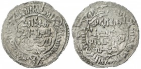 AYYUBID OF YEMEN: al-Kamil Muhammad I, 2nd reign in Yemen, 1233-1236, AR dirham (1.95g), Makka (Mecca), AH632, A-1099, very crude calligraphy, EF, RRR...