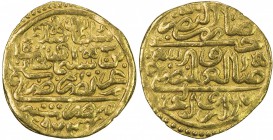 OTTOMAN EMPIRE: Selim II, 1566-1574, AV sultani (3.48g), Misr, AH974, A-1324, VF-EF.