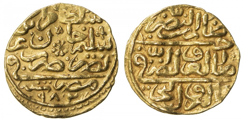 OTTOMAN EMPIRE: Murad III, 1574-1595, AV sultani (3.47g), Misr, AH982, A-1332.1,...