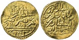 OTTOMAN EMPIRE: Mehmet III, 1595-1603, AV sultani (3.50g), Amid, AH1003, A-1340.2, KM-8, VF, R.