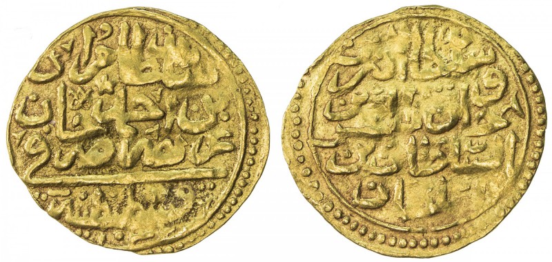 OTTOMAN EMPIRE: Murad IV, 1623-1640, AV sultani (3.30g), Kostantiniye, AH1032, A...