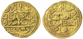 OTTOMAN EMPIRE: Murad IV, 1623-1640, AV sultani (3.30g), Kostantiniye, AH1032, A-1369, slightly weak strike, full date & mint, VF, RR. Only Misr is co...