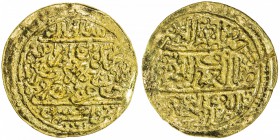 OTTOMAN EMPIRE: Mehmet IV, 1648-1687, AV sultani (3.47g), Tunis, AH1061, A-1383N, double knot in obverse center, nice strike, one scratch on the rever...