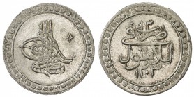 TURKEY: Selim III, 1789-1807, AR 10 para (3.00g), Islambul, AH1203 year 12, KM-492, bold strike, perfectly centered, UNC.