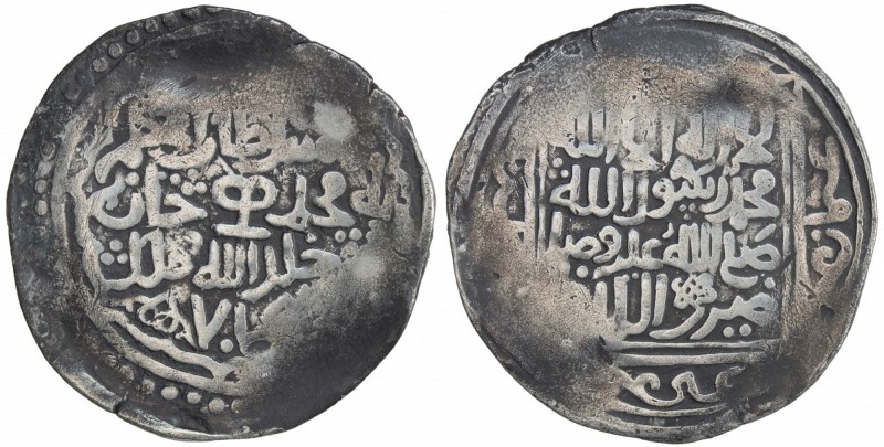 CHAGHATAYID KHANS: Muhammad, 1340-1341, AR dinar (7.73g), Almaligh, AH74(1), A-2...