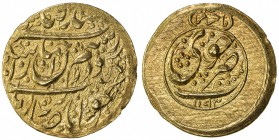 ZAND: Karim Khan, 1753-1779, AV ¼ mohur (2.73g), Khuy, AH1193, A-2791, type C, bold strike, EF.