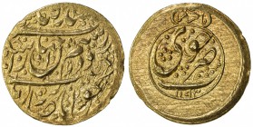 ZAND: Karim Khan, 1753-1779, AV ¼ mohur (2.73g), Khuy, AH1193, A-2791, type C, bold strike, EF.