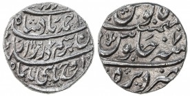 DURRANI: Ahmad Shah, 1747-1772, AR rupee (11.54g), Dera, AH1167 year 7, A-3092, magnificent example for this mint, choice EF-AU, R.